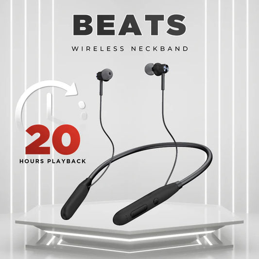 “Wireless High Bass Bluetooth 5.0 In-Ear Neckband Headphones with Mic @ Just Rs.299/-