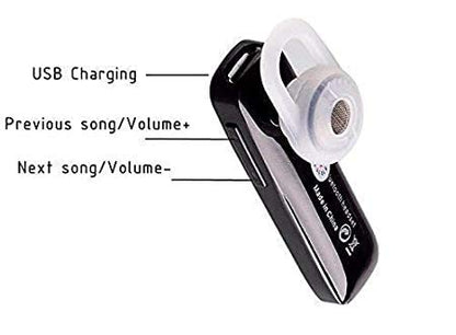 Single Ear Wireless Bluetooth 5.0 Earphone for Calling & Music @ Just Rs.299/-