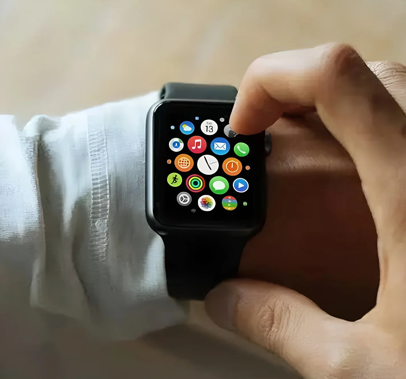 Smart Watch with Chrono Edge